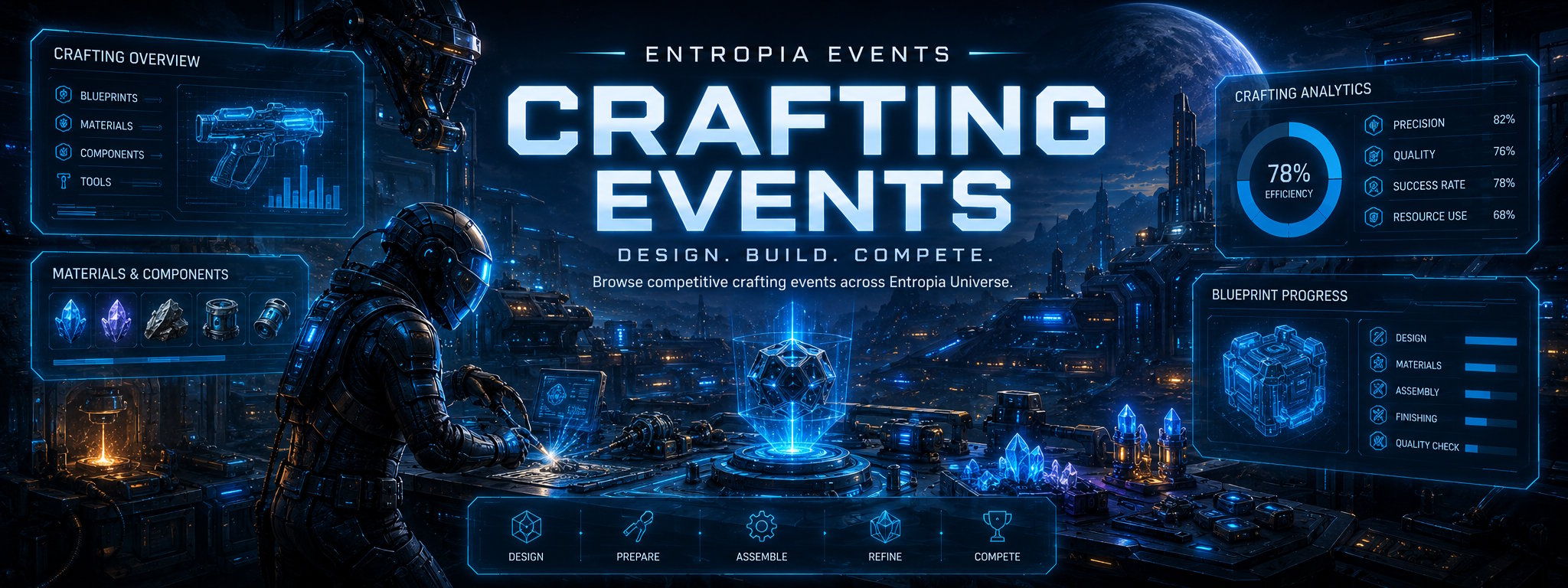 Entropia Events crafting events banner