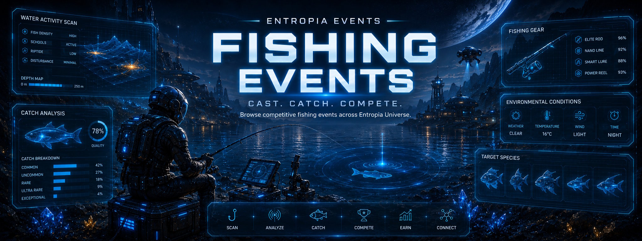 Entropia Events fishing events banner