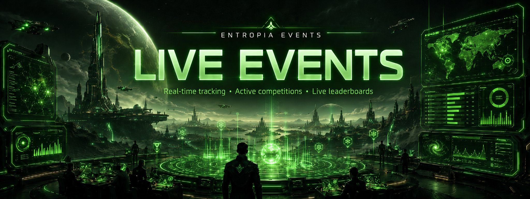 Entropia Events live events banner